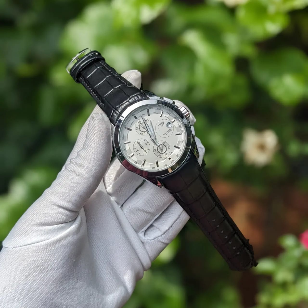 Tissot 1853 Men’s Quartz Chronograph Watch – Leather Strap