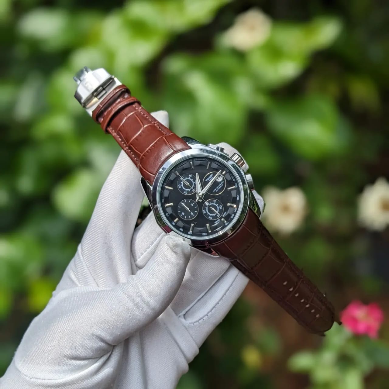 Tissot 1853 Men’s Quartz Chronograph Watch – Leather Strap