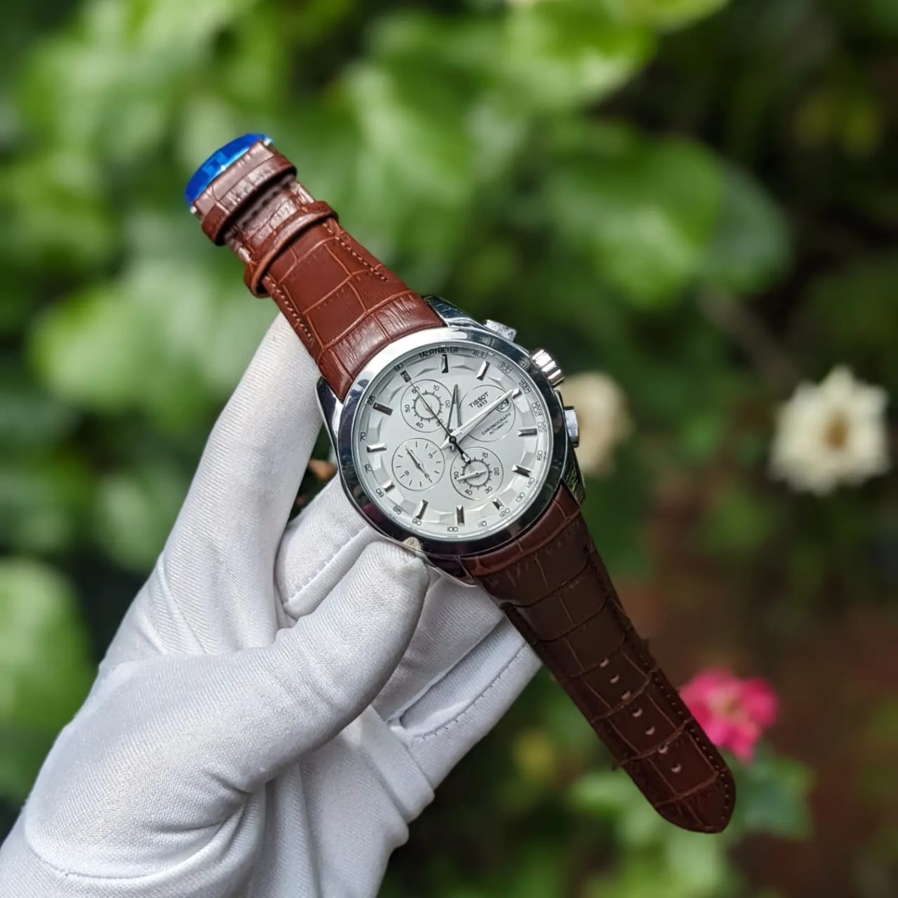 Tissot 1853 Men’s Quartz Chronograph Watch – Leather Strap
